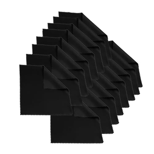 Kzouenzu Chiffon Lunettes de Vue [16 Pcs], Microfibre Surchoix pour Lentilles, Doux Chiffons De Chiffon De Nettoyant Lunettes Lavables, Lavables Et...