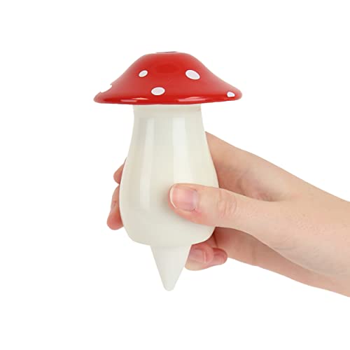 Gift Republic GR452187 - Self Watering Mushroom - Cute Design - Water dispenser for Indoor Plants - Home Accessories, red and white - Image 4