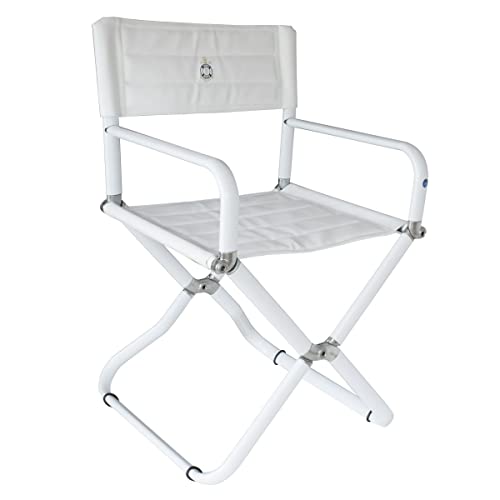 TREM Fauteuil pliant Candia blanc