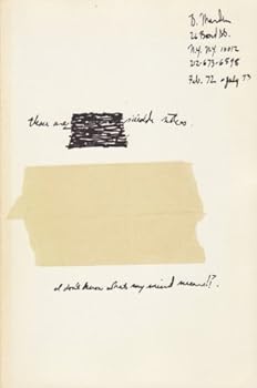 Suicide Notes Brice Marden
