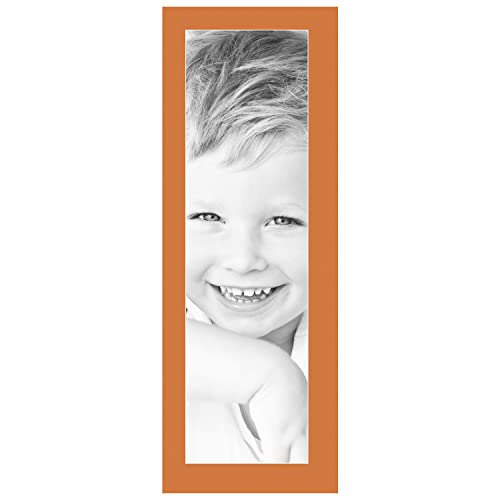 9x32 Tangerine / Octoberfest Custom Mat for Picture Frame with 5x28 opening size (Mat Only, Frame NOT Included)