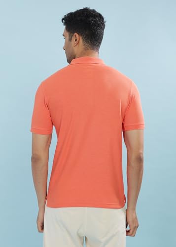 Image of Force NXT Polo Neck T-Shirt for Men Pack of 1 | Regular Fit T-Shirt for Men | Premium Super Combed Rich Cotton Polo Shirt | Men's Ultra Soft Half Sleeve T-Shirt
