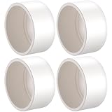 4“PVC Pipe End Cap Fitting, 2 Pcs Heavy Duty Pipe End Cap Plug Adapter for DIY Creations, Schedule 40 Coupling Adapter.