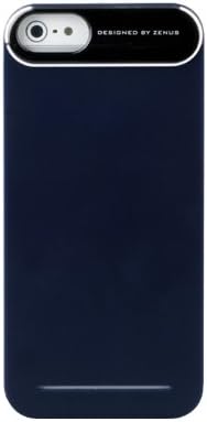 Zenus Apple iPhone 5 Metal Edge Bar Case Cover [Navy] High Quality Polycarbonate Carrying Bar Case for iPhone 5S