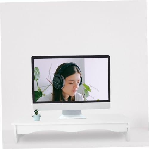 Monitor de computadora portátil estante elevado con soporte ergonómico 8