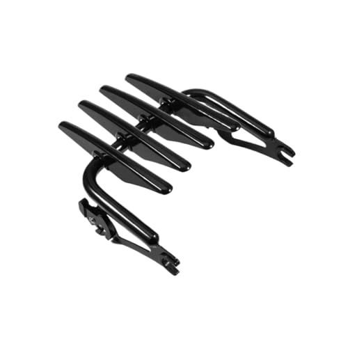 Support bagage amovible moto noir pour optimiser vos trajets en Road King