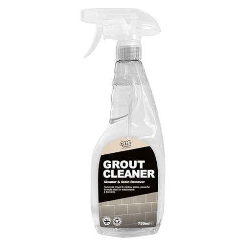 One Chem Professional Tile and Grout Cleaner 750ml Removes Mold Mildew and Stains Powerful Formula