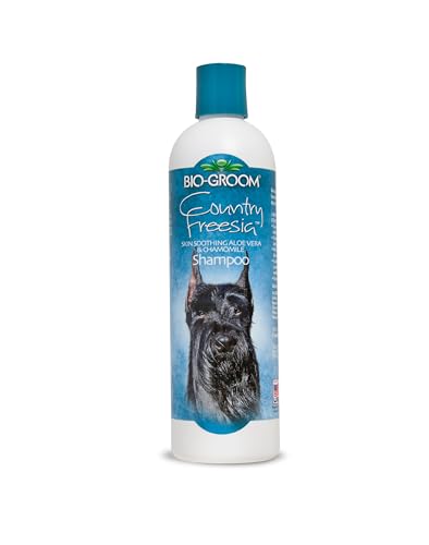 Image of Bio-Groom Country Freesia Dog Shampoo - Natural Scent Pet Shampoo, Aloe Vera, Chamomile, Cat & Dog Bathing Supplies, Puppy Wash, Cruelty-Free, Made in USA, Quick Rinse Cat Shampoo - 12 fl oz 1-Pack | Pet Shampoo, Aloe Vera, Chamomile, Cat & Dog Bathing Supplies, Puppy Wash, Cruelty-Free, Made in USA, Quick Rinse