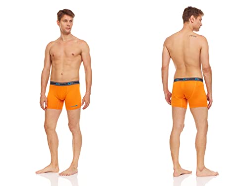 Mens Performance Boxer Briefs - SPORTY FIT Short Leg 6-Pack Mystery Colors Stretch Breathable No Fly (S-5X)2