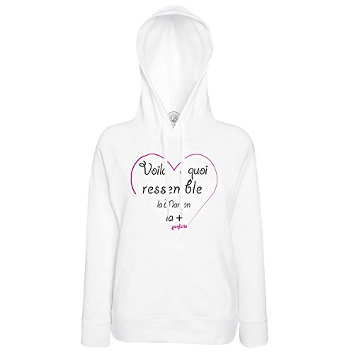 Sweat à capuche maman la plus parfaite hoodie rose pour femme confortable