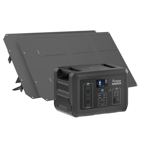Image of Core1200W Solar Generator with 2x 100W Foldable Solar Panels