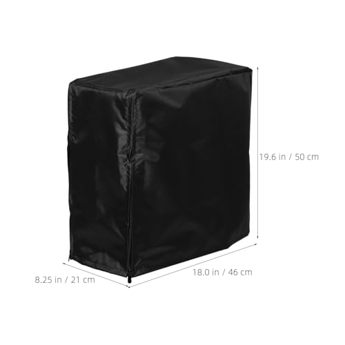 Funda para CPU de torre en tela 420D negra de 50x21x46 cm 3