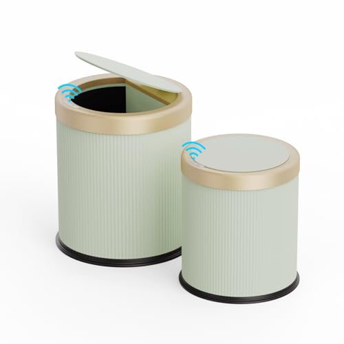 Cubo de basura automático URALFA con sensor para baño y tapa inteligente