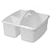 Utility Caddy - Small White Supplies Bucket by Romanoff Products