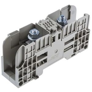 #US 1 Pc 8724824 Terminal Block DIN Rail 2 Position Stud 14AWG 125A Beige to