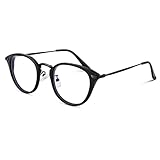 【STILVOLLES KLASSISCHES DESIGN】Retro und eleganter runder rahmenstil,können für Männer und Frauen verwendet werden und passen zu allen Arten von Gesichtsformen. Die verschiedenen Muster und Farben können täglich mit verschiedenen Outfits kombiniert werden.