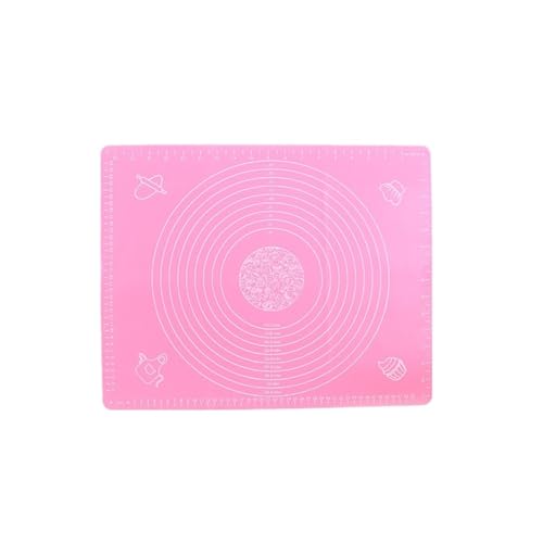 Silicone Baking Mat Kneading Dough Mats Pizza Cake Sheet Cooking Grill Gadgets Bakeware Table Pad Kitchen Pastry Accessories(Pin