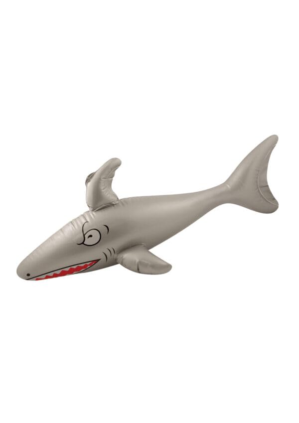 Inflatable Shark Toy (90cm) – Blow-Up Pool Party Prop for Kids, Beach Fun, Ocean-Themed Birthday Decorations, Summer Events, Photo Booths & Outdoor Play Activities