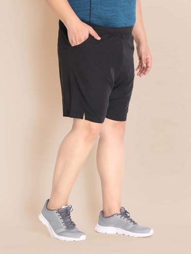 Image of CHKOKKO Men Shorts for Gym Sports or Running | Dry-Fit Fabric Single Layered Active Summer Workout Wear Knee Length Regular Fit | Elastic Waist with Front and Back Pockets