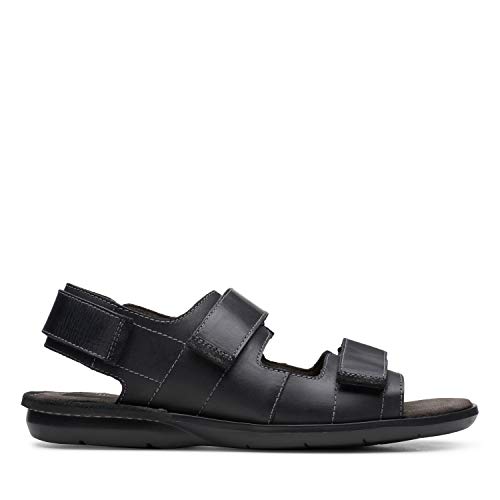Image of Clarks Men's 26148456 Black Outdoor Sandals