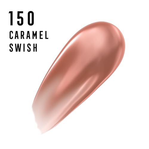 Max Factor 2000 Calorie Lip Glaze Caramel Swish, Full Shine Lip Gloss, Nourishing with Hyaluronic Acid & Squalane - Image 2