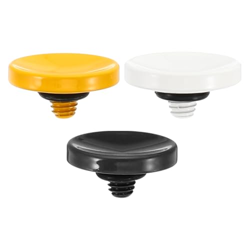 Pulsante di Scatto per Fotocamera 3pz Rilascio Morbido Otturatore Rame Puro Concavo Adatto per giallo bianco nero