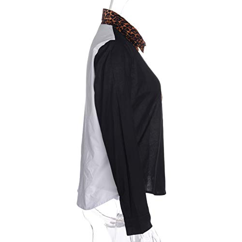 Geagodelia Camicia Donna Camice a Maniche Lunghe