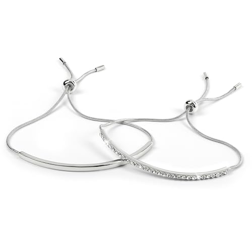 RADLEY piedras bañadas en plata con pulsera suave en set de 2