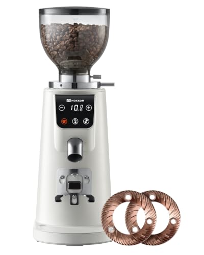 Image of MOKKOM 64mm Flat Burr Coffee Grinder, Espresso Grinder,100 Grind Settings