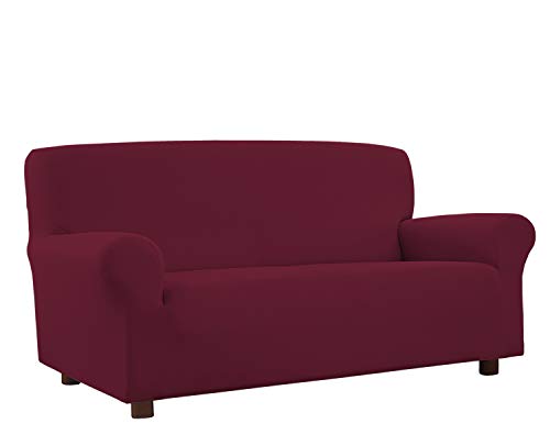 Banzaii Funda Sofa 1 Plaza Burdeos – Elastica Antimanchas – Extensible de 85...