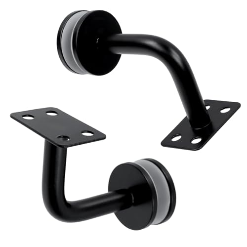 Soporte de pasamanos de vidrio para corregir desniveles de pared con base ajustable pack de 6 6