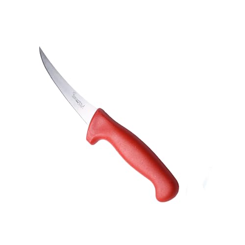 Image of Boning Knife, 12.7 cm Blade, Red Handle