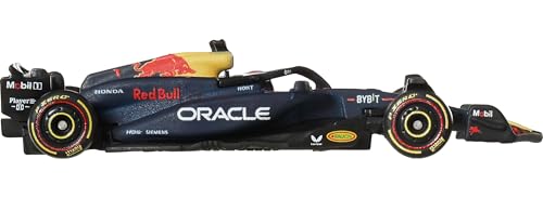 Image of Hot Wheels Premium Formula 1 Collection 1:64 Scale Die-Cast Oracle Red Bull Racing RB20 Vehicle with Real Riders Tires & Metal Body & Chassis
