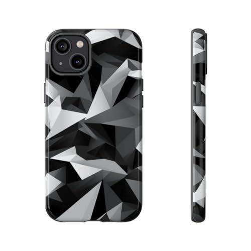 Coque rigide brillante iPhone 14 Plus à motif abstrait pour sublimer votre quotidien