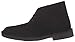 Clarks Men's Desert Chukka Boot, Black Suede 1, 7