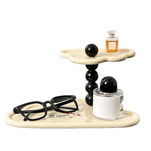 Pruojhw - Bandeja para llaves, bandeja para llaves, bandeja de entrada multifuncional, bandeja para llaves para mesa de entrada, organizador de bandeja decorativa para llaves, pulseras, relojes, joyas