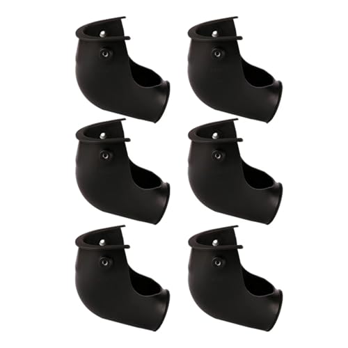 Doublures de sac de table de billard accessoires paniers poches caoutchouc 6pcs - 7