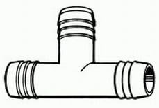 Standard Tee Fittings 1-1/2” Hose I.D.