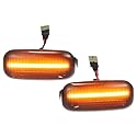 YannnnV12 Auto Rückspiegel Blinker Für Audi A4 RS4 2002-2005,1 Paar Auto-Rückspiegel, Blinker, Seitenspiegelleuchte Spiegelblinker