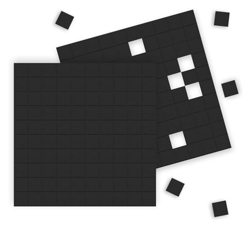 OUZRETUCU Magnetplättchen Selbstklebend 200 Stück mit Premium Kleber, 15mm x 15mm x 2mm Magnete zum Kleben