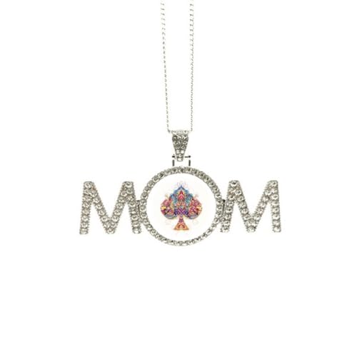 Collier cadeau fête des mères motif pique pour maman et mamie