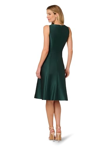 Adrianna Papell Women's Button Mikado Dress2