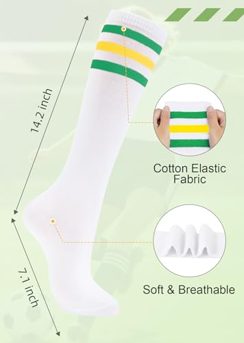 Image of American Trends Women Softball Socks Knee High Tube Socks Long Baseball Soccer Socks for Youth Girls