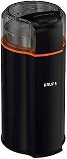 Krups GX332850 Silent Vortex 3-in-1 Grinder for Coffee, Spices, and Dry Herbs, Compact