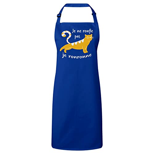 Tablier cuisine chat humour protège vos vêtements des taches de graisse