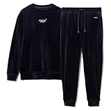 [TENTIAL] BAKUNE ベロア 上下セット 一般医療機器 疲労回復 血行促進 バクネ リカバリーウェア 疲労回復パジャマ ルームウェア 部屋着 健康 ユニセックス 男女兼用 ネイビー L