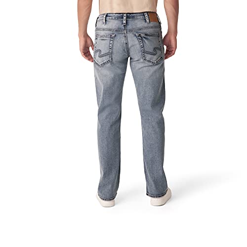 Silver Jeans Co. Men's Gordie Relaxed Fit Straight Leg Jeans-Legacy3