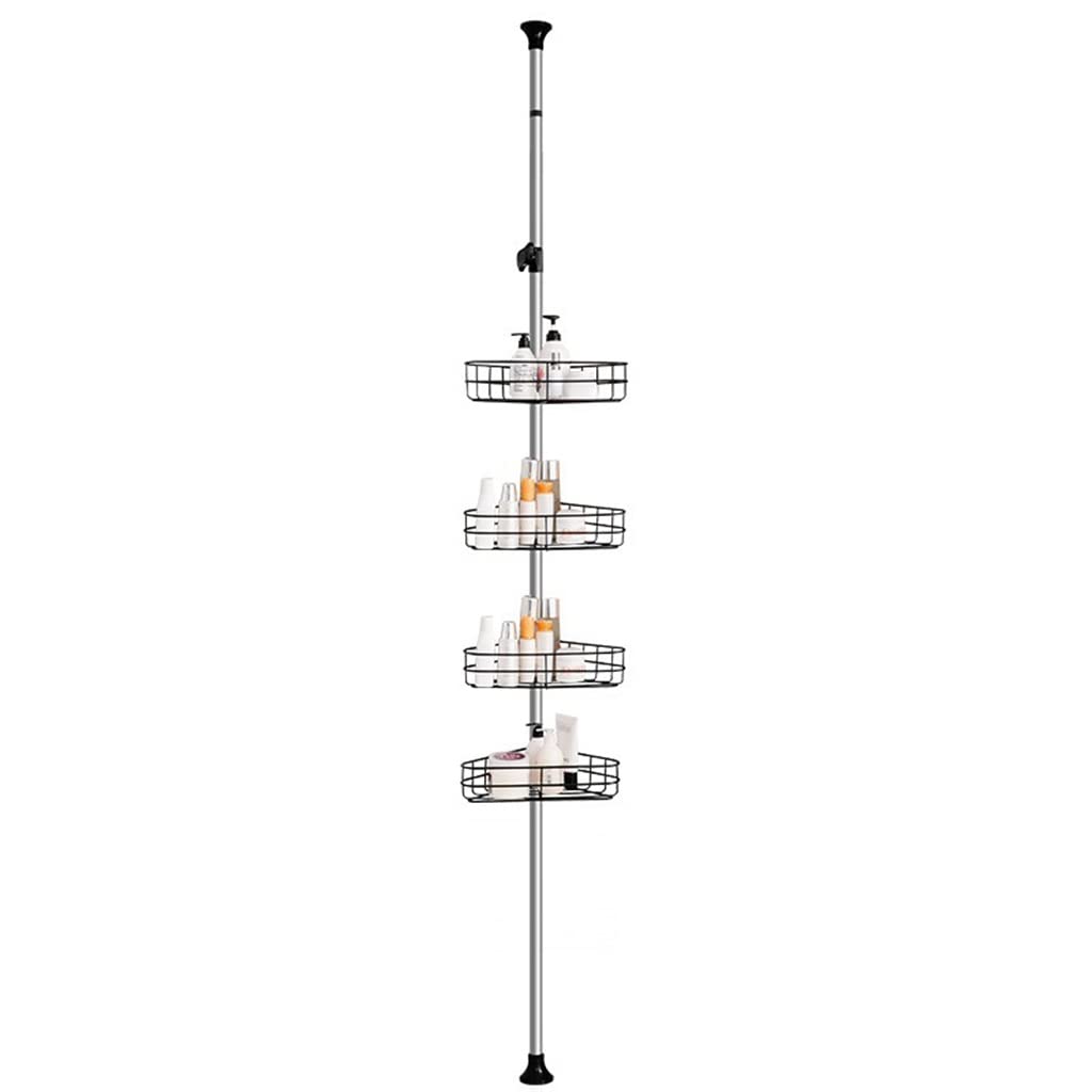 Shower Caddy Corner Shower Organizer Rustproof Stainless Shower Shelves Drill Free Shower Rack Large Shower Caddy Tension Pole