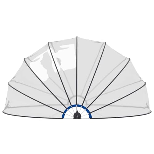 vidaXL Pool-Kuppel 559x275cm Poolüberdachung Pavillon Pool Zelt Poolzubehör Überdachung Pool Dome Zubehör Schwimmbecken Poolzelt Poolkuppel