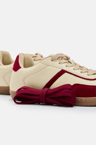 Image of SNITCH Men's Sneakers | PU+Suede Upper & Durable TPR Outsole | Lace-Up Closure & Padded Collar | Versatile Low-Top Sneakers | Stylish Casual Footwear